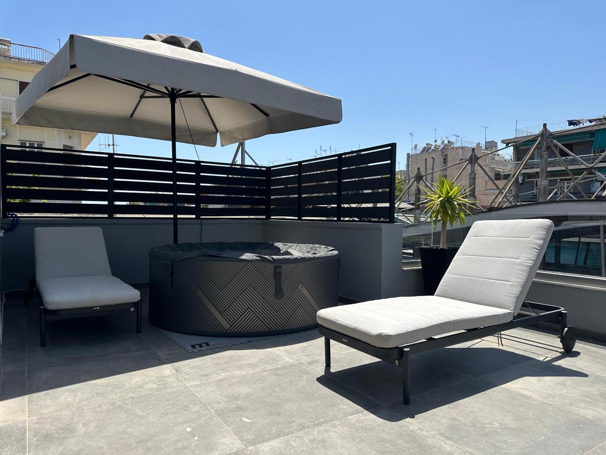 T&T Luxury Apartments - Rooftop Jacuzzi Atenas Exterior foto